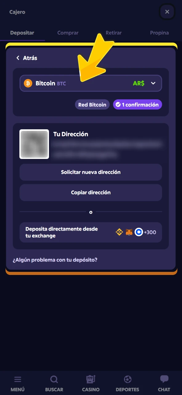 Realice su primer ingreso de dinero en oficial Roobet Argentina.