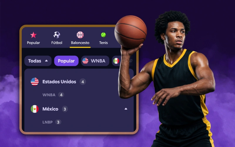 Sigue de cerca tus partidos de baloncesto favoritos en Roobet.