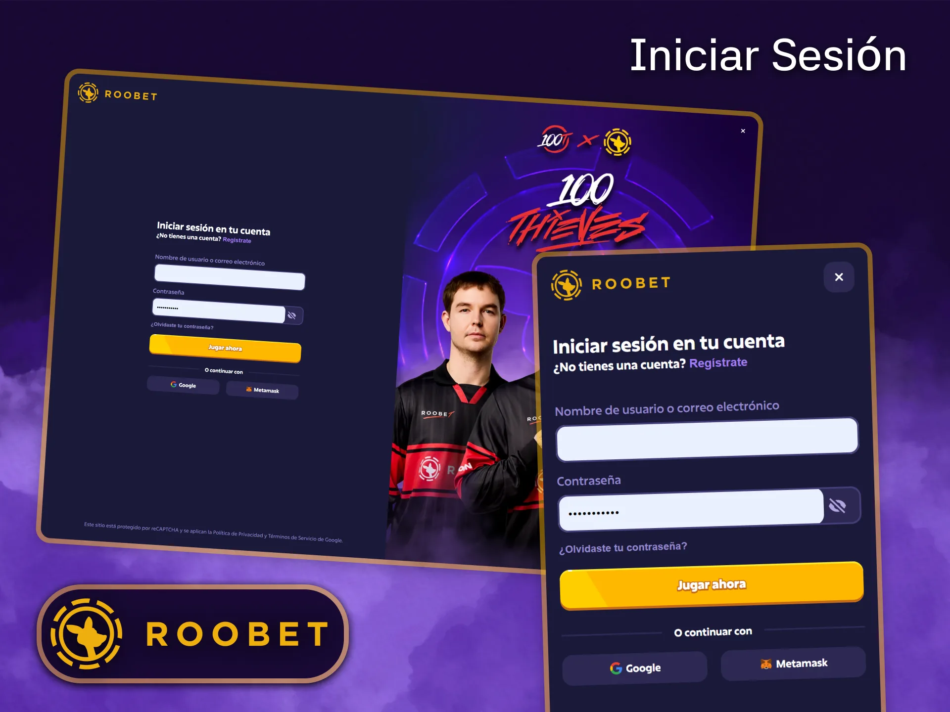 Acceda rápidamente a su perfil de Roobet y comience a disfrutar de increíbles juegos en línea.