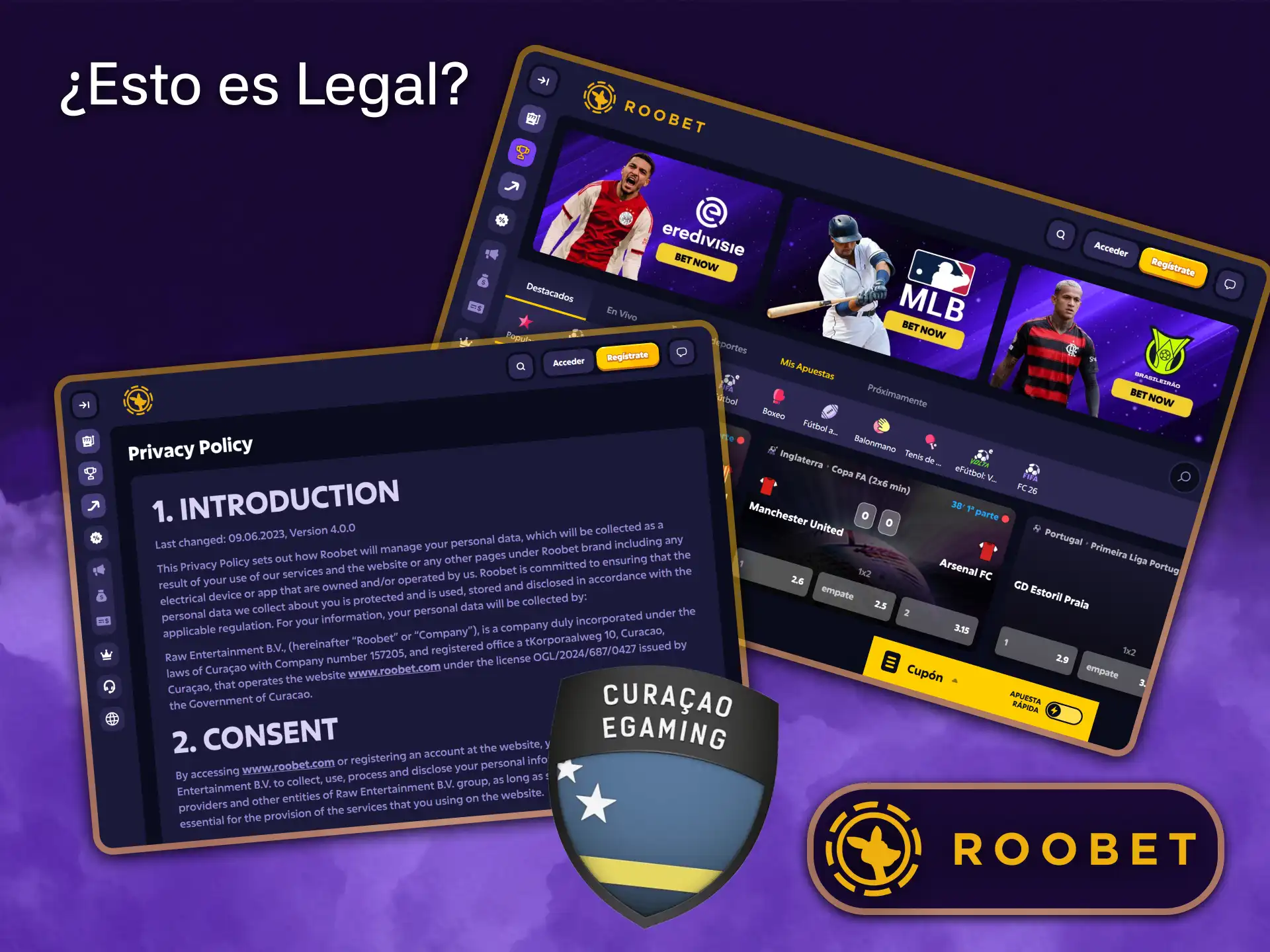 Roobet opera bajo una estricta normativa que garantiza un entorno de apuestas totalmente legal.