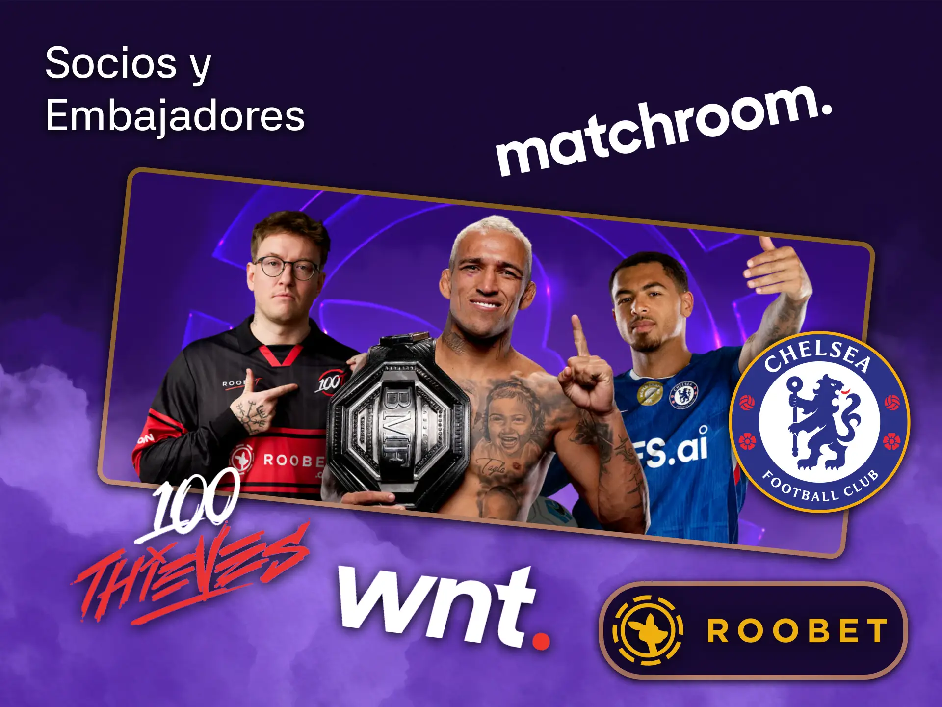 Grandes marcas y atletas internacionales de renombre se asocian con la prestigiosa plataforma Roobet.