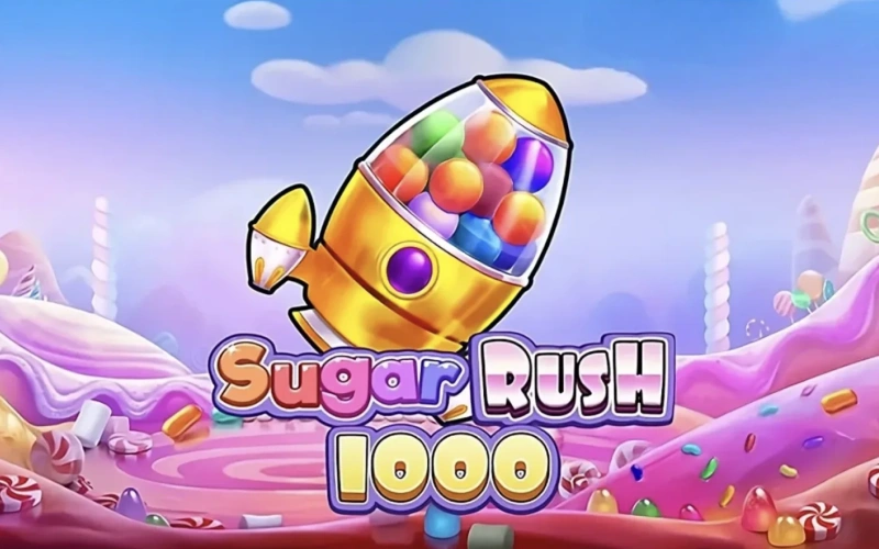 Diviértete y multiplica tus ganancias jugando a la increíble máquina tragamonedas Sugar Rush 1000 en Roobet.