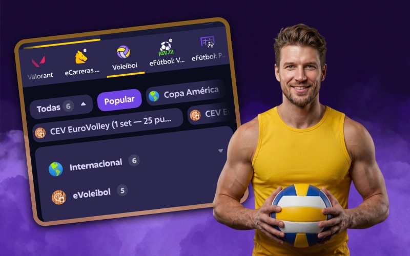 Apuesta en los mejores partidos de voleibol con cuotas competitivas en Roobet.